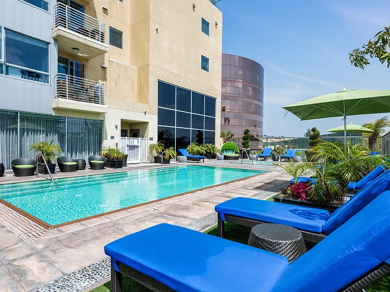 7950 West Sunset Los Angeles, CA Pool