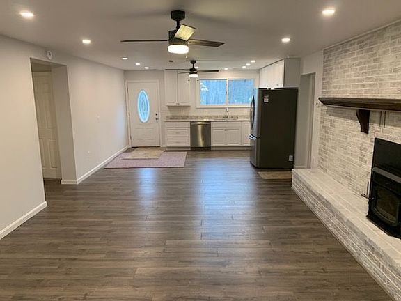 View from Living Room to Kitchen