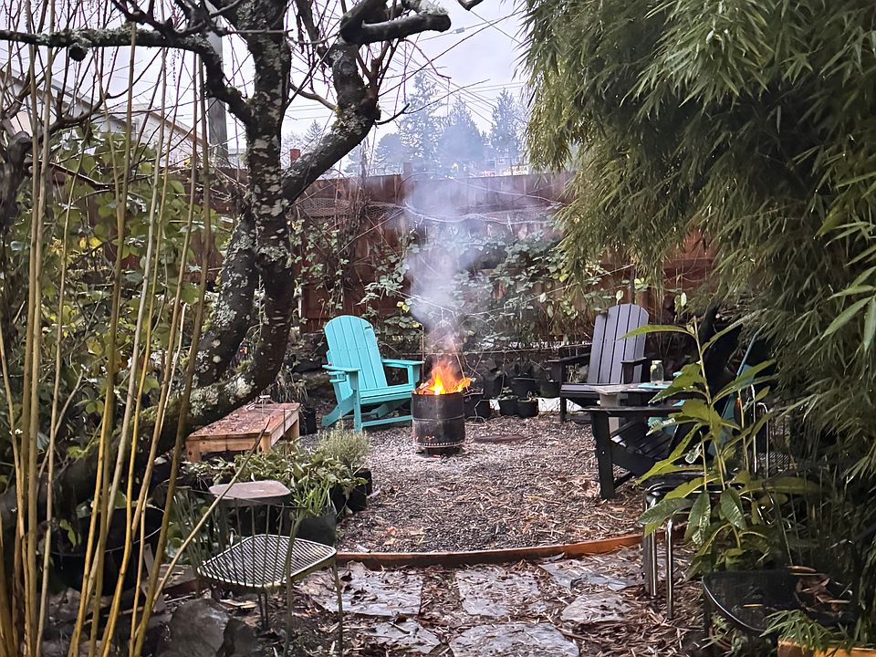 Shared/ communal fire pit area