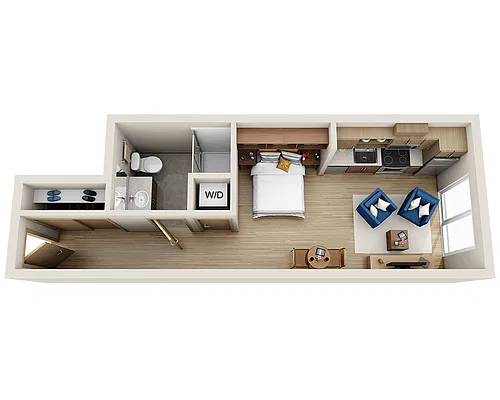 Floor plan Studio E1C