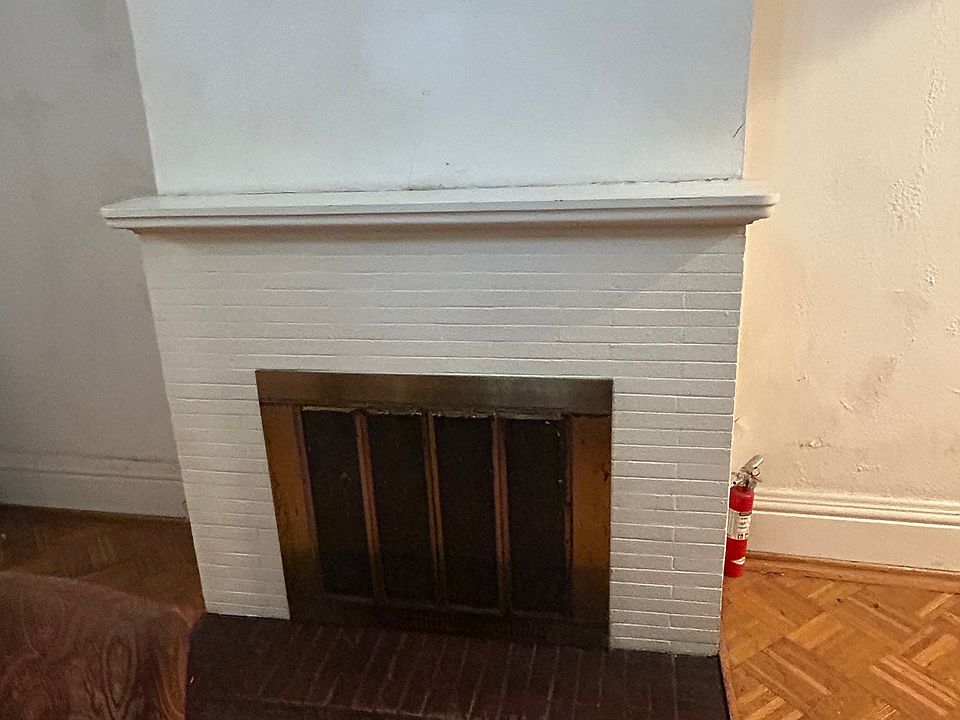 Dining room fireplace