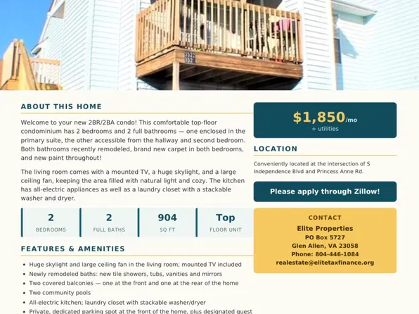 3522 Markham Ct, Virginia Beach, VA 23453