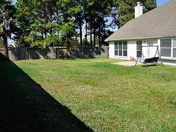 A second view of the back yard.