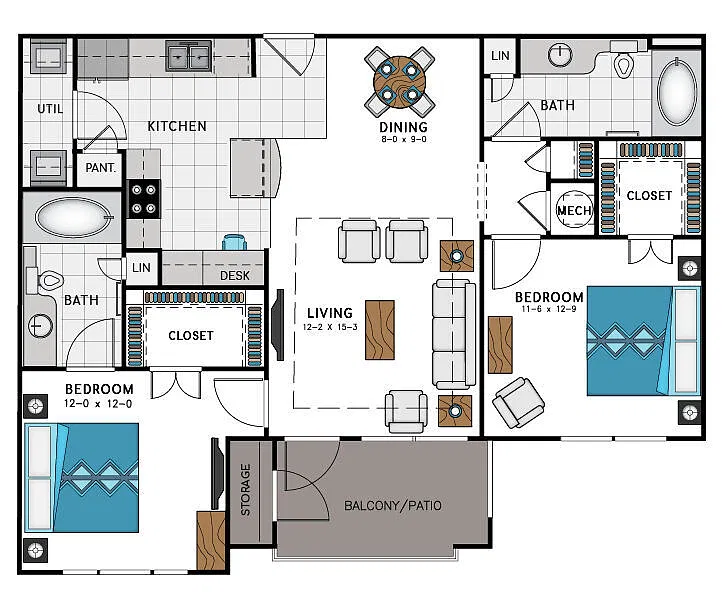 Floor plan B1