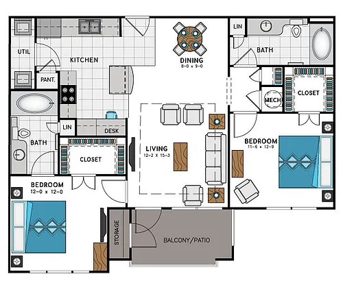 Floor plan B1