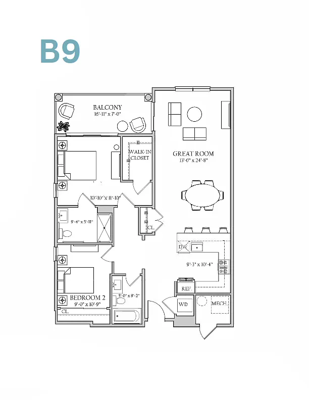 Floor plan B9