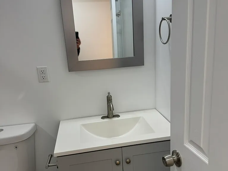 Newly renovated bathroom and apartment
