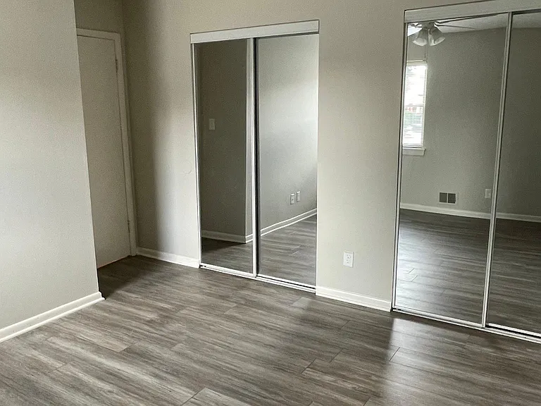 TWO closets in the bedroom. Tons of closet space in this apt.