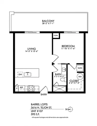 Floor plan 1 Bedroom