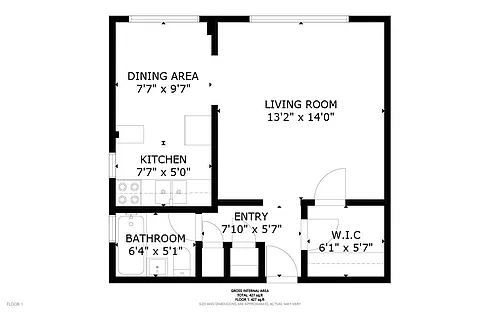 Floor plan Studio