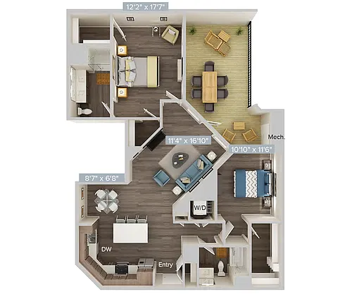Floor plan B8-210