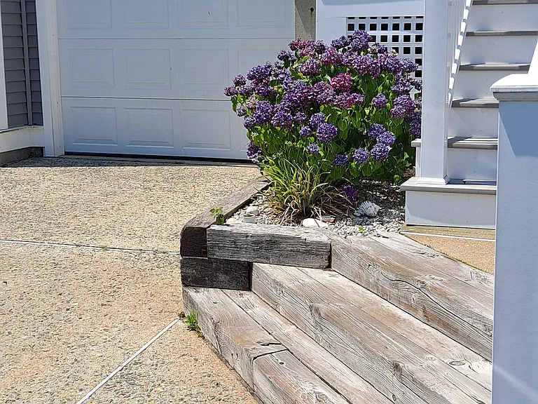 Garage connects right into unit, one step!