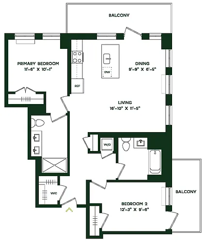 Floor plan B7W