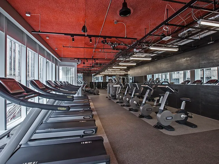 Fitness center with cardio equipment