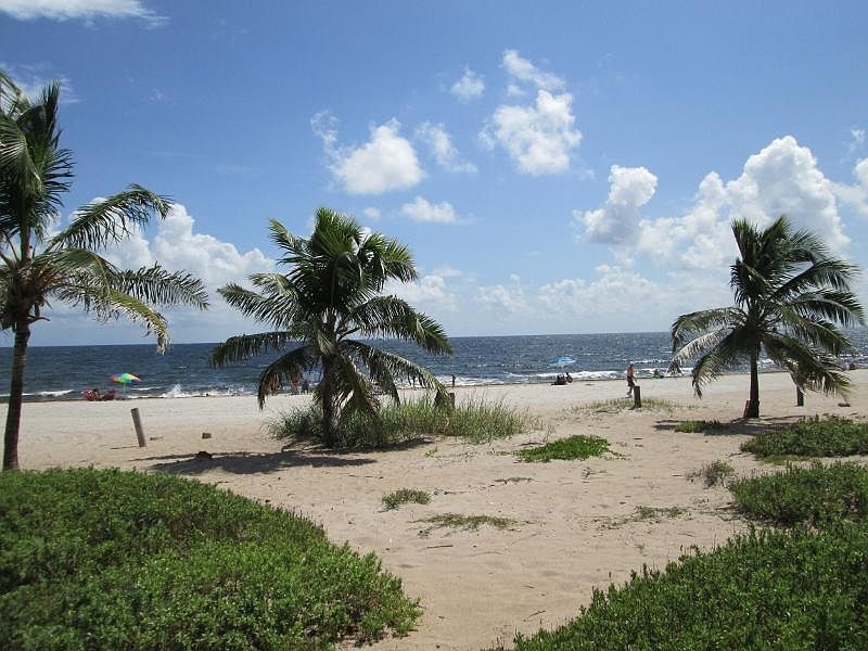 Beach is located 500' east of the property. Grab your complementary beach chairs and go! The water is always warm.