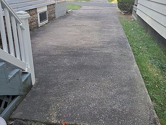 Concrete driveway 