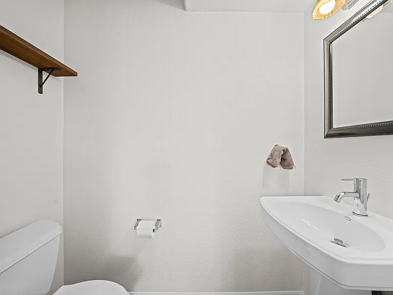 1/2 bathroom on main floor