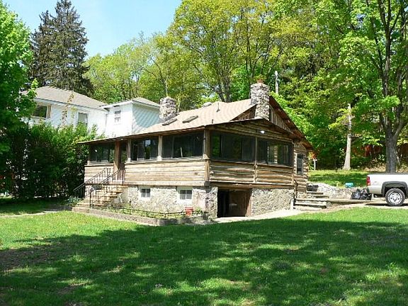 View of the home from the lake