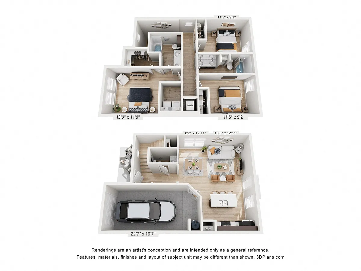 Floor plan The Crocket