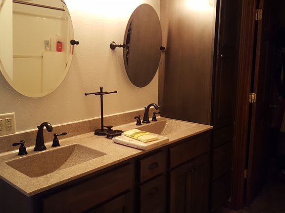 New remodeled master bath.