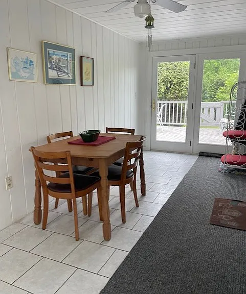 three season porch with french doors