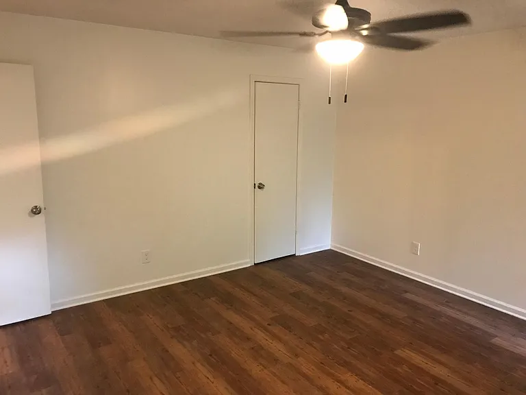 Master bedroom with walk-in closet.