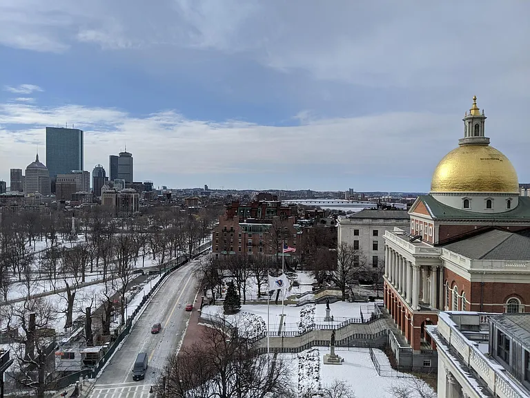 View from roof deck