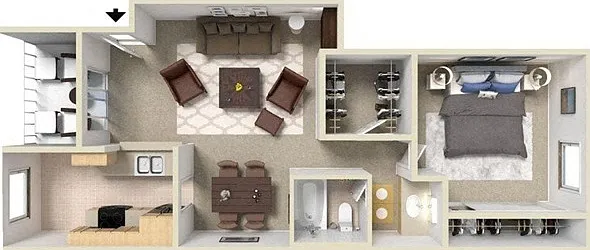 One Bed One Bath One Bed One Bath