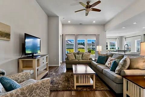 Main living area from entry hall.