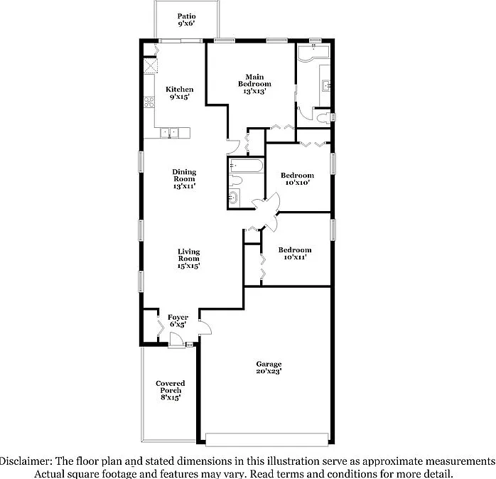 3 bed, 2.0 bath, 1314 sqft, $2,200 — Photo 2