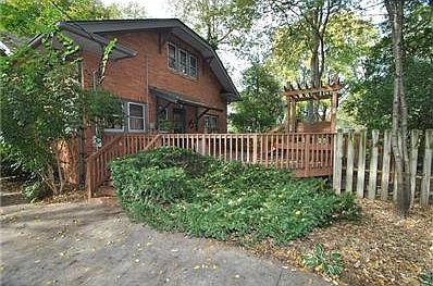 Deck and back of home.