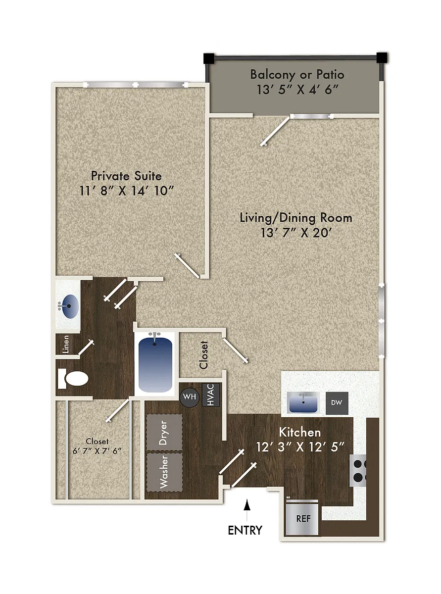 Floor plan Basie