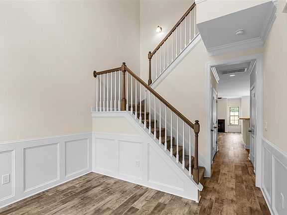 Two story grand entrance