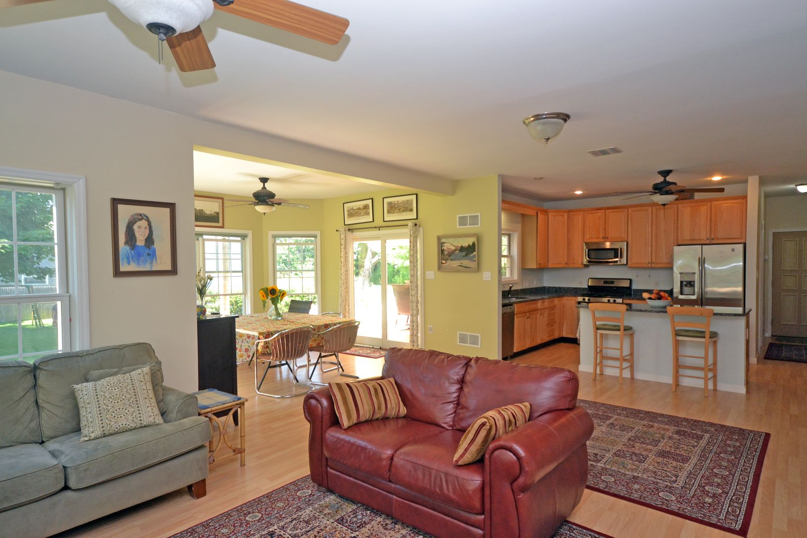  Open Layout with Kitchen Dining and Living Room Lots of Space 