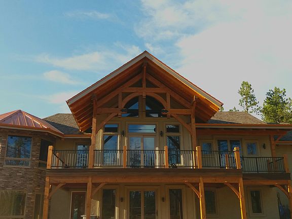 Structural timber frame home