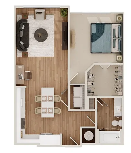 Floor plan 1G-B