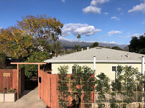 View of Santa Barbara mountains