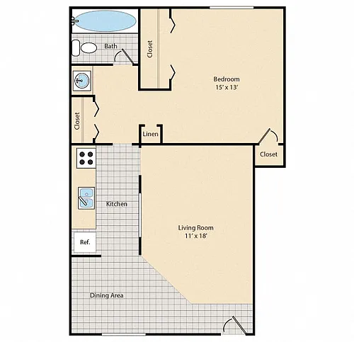Floor plan Rose