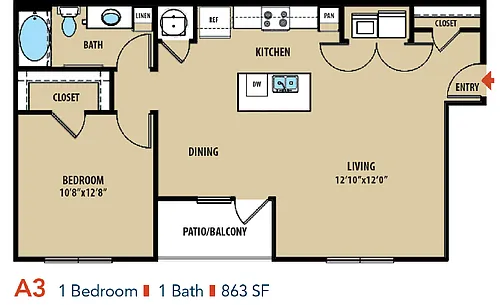 Floor plan A3