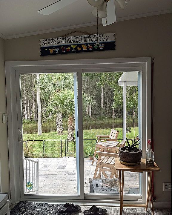 View of Backyard and Patio