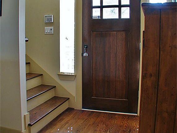 Gorgeous upgraded hardwood floors cover the entry foyer, the stairway, the living room and dining room plus the kitchen.