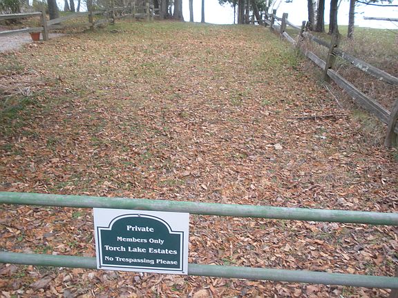 Torch Lake shared access
