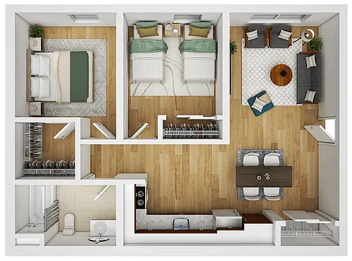 Floor plan 2X1