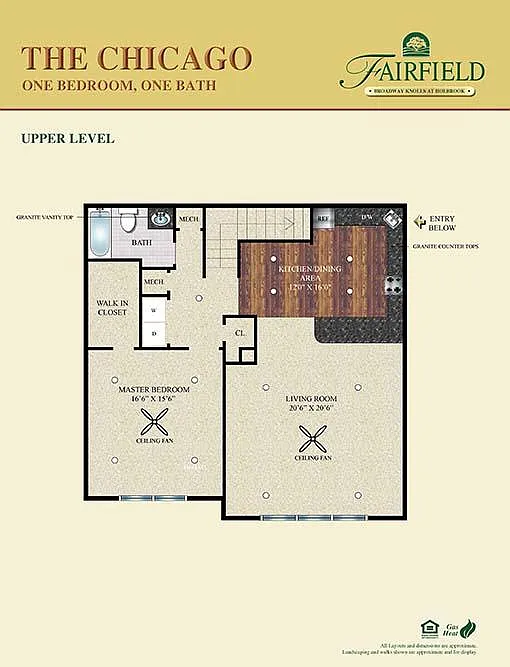 Floor plan The Chicago