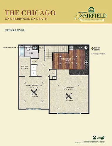 Floor plan The Chicago
