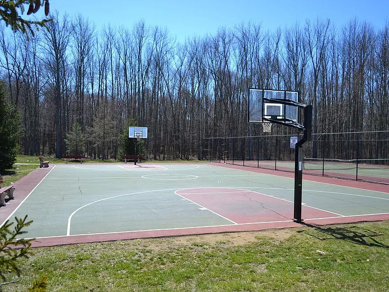 Community basketball court