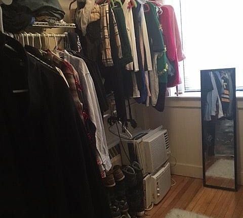 Master walk-in closet