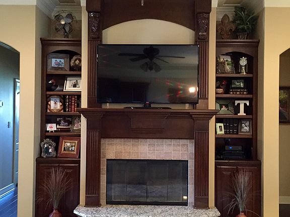 Fireplace with Built-Ins
