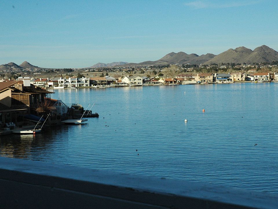 View of Spring Valley lake from deck looking North.