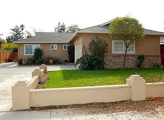 front yard and driveway